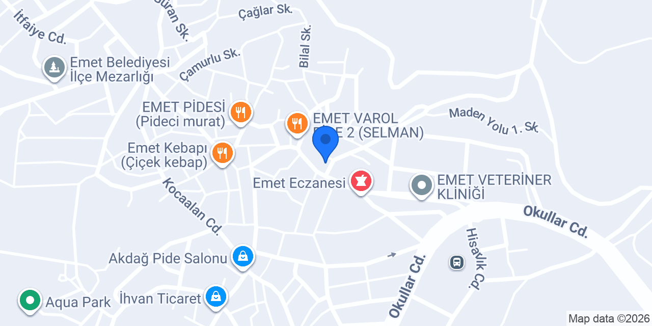 Kayılı Döner konumu