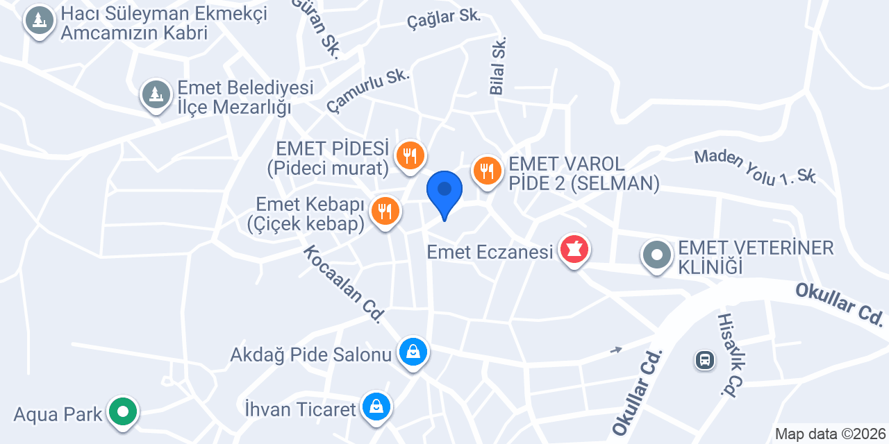 Ekmekçioğlu Ticaret konumu