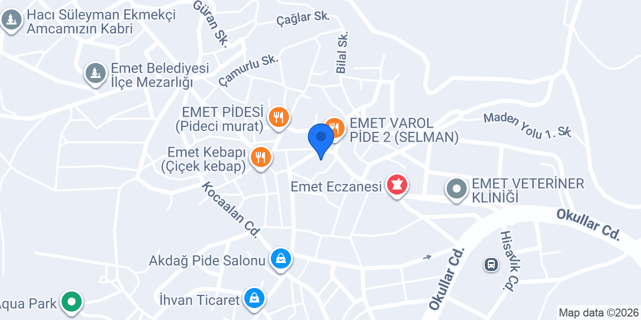 Teslim Kuruyemiş konumu