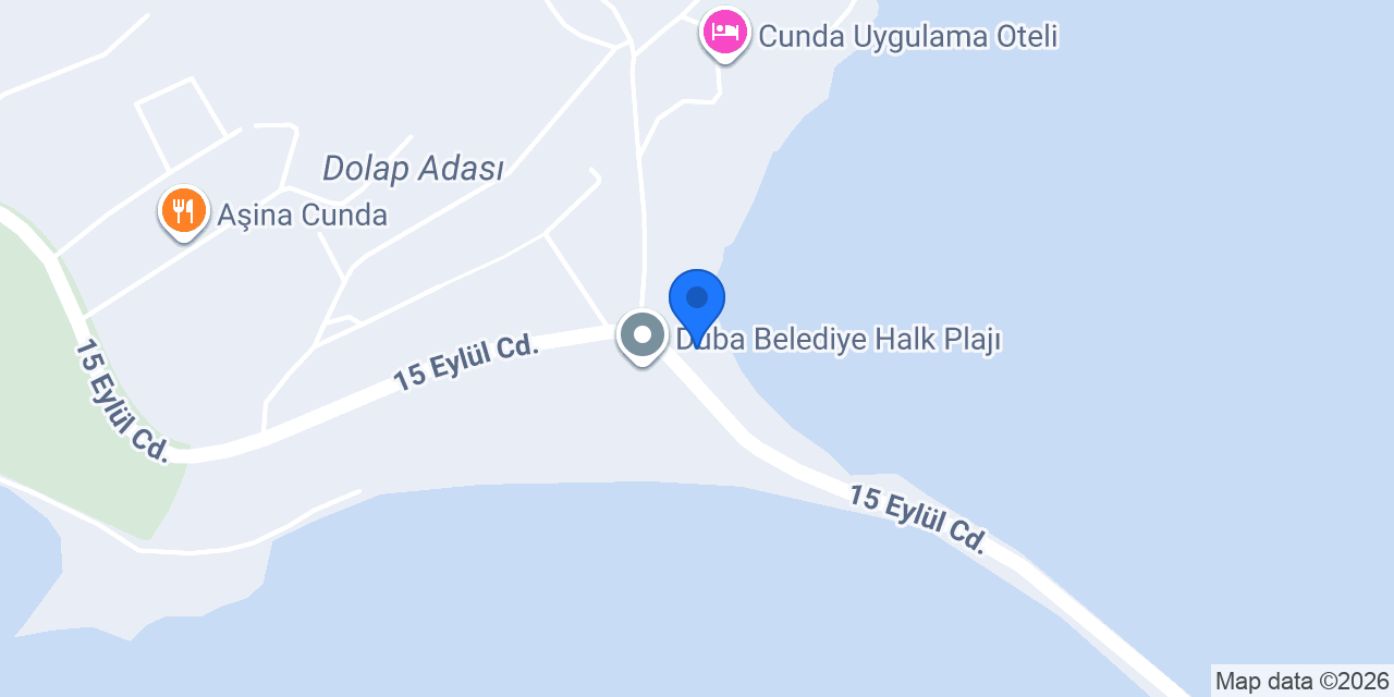 Ayvalık Uygulama Oteli konumu