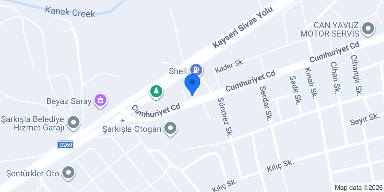 ŞARKIŞLA OTO EXPERTİZ konumu