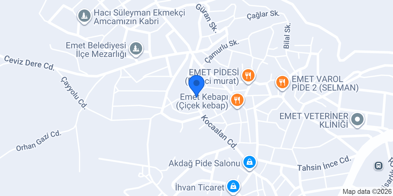 TUNÇ HAFRİYAT konumu