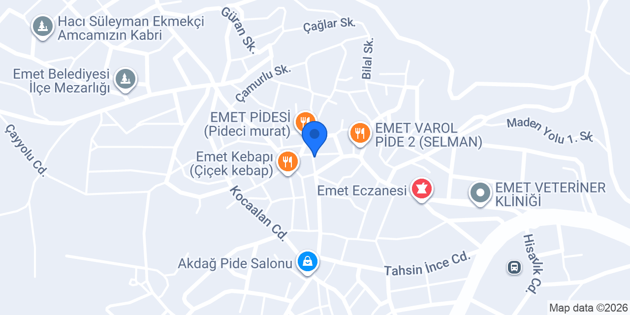 Gül Kuyumculuk konumu