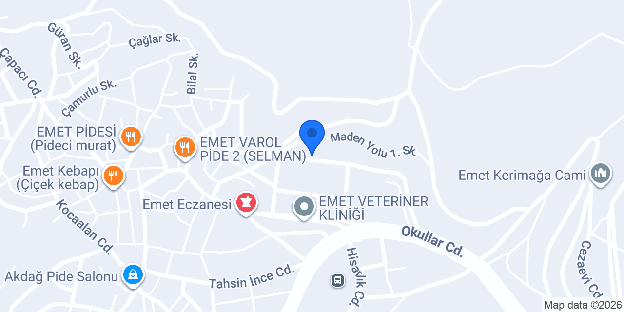 Emet Halk Eğitimi Merkezi konumu
