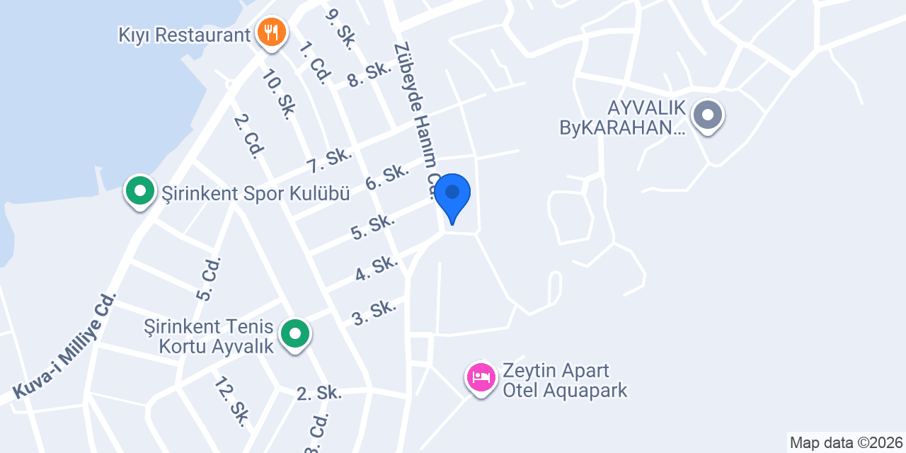 Palmiye Fidanlık konumu
