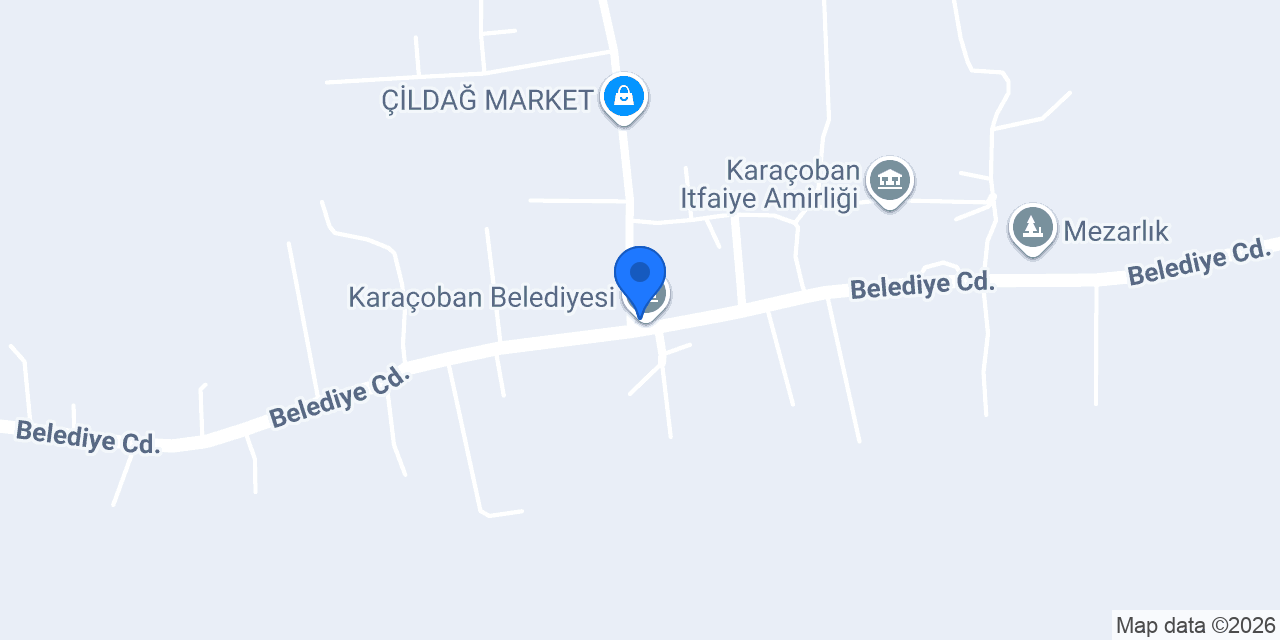 Karaçoban Noterliği konumu