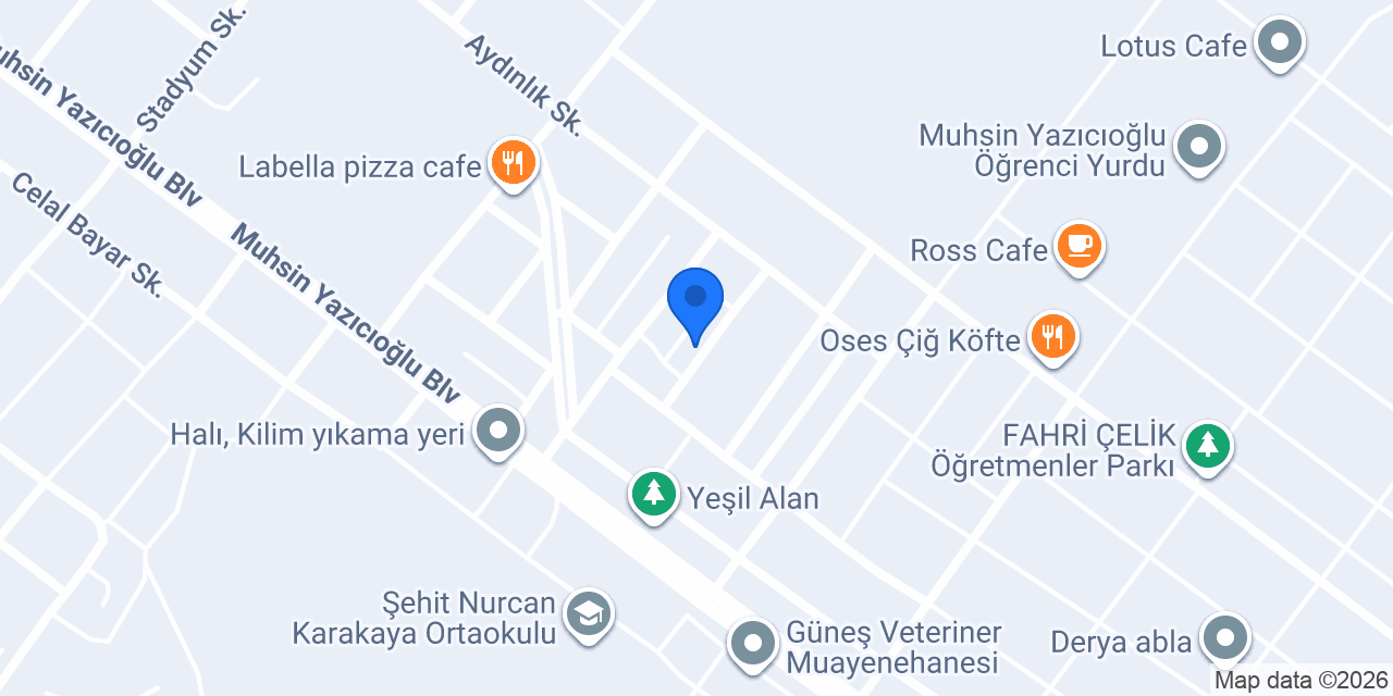 Adres pide salonu konumu