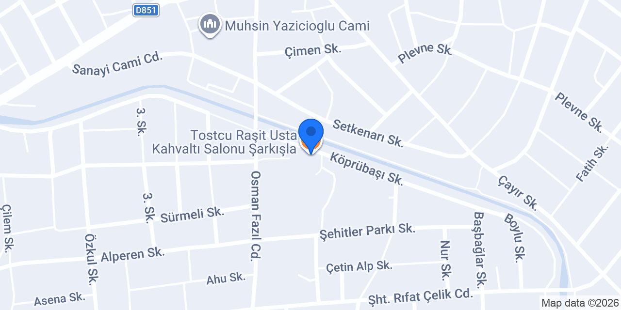 Tostcu Raşit Usta Kahvaltı Salonu Şarkışla konumu