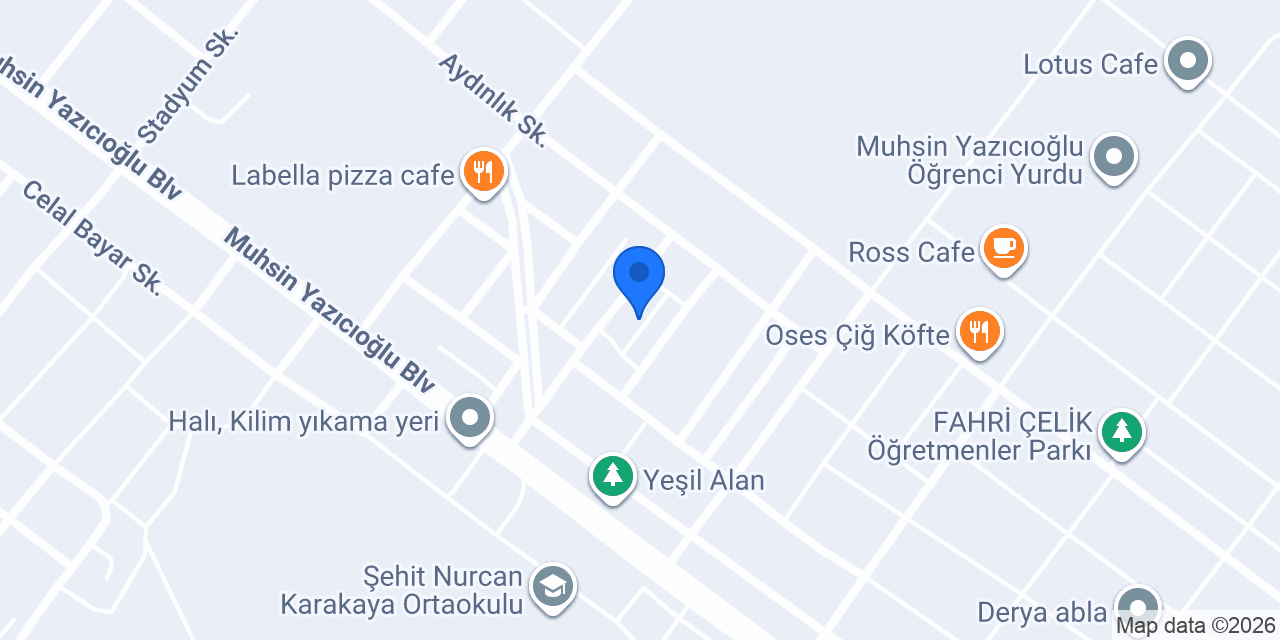 Katre Düğün Salonu konumu