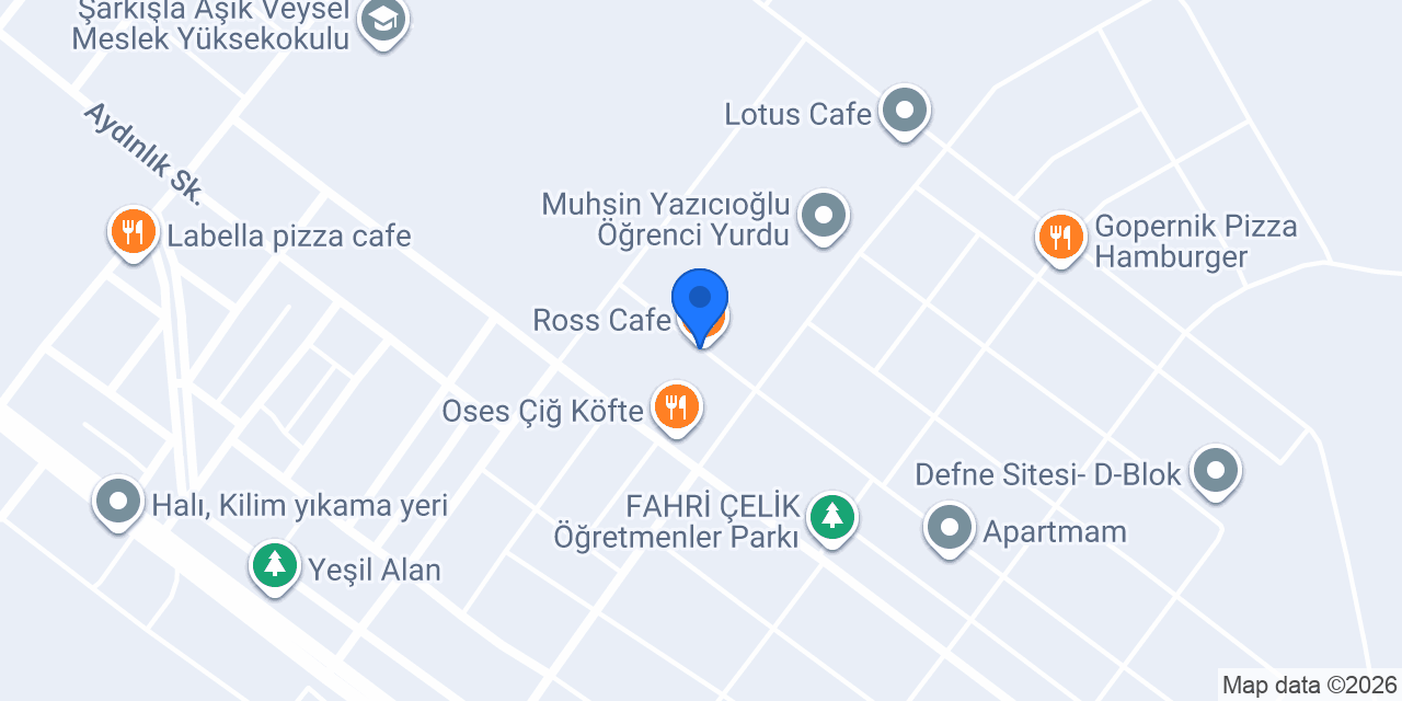 BULVAR Kafe konumu