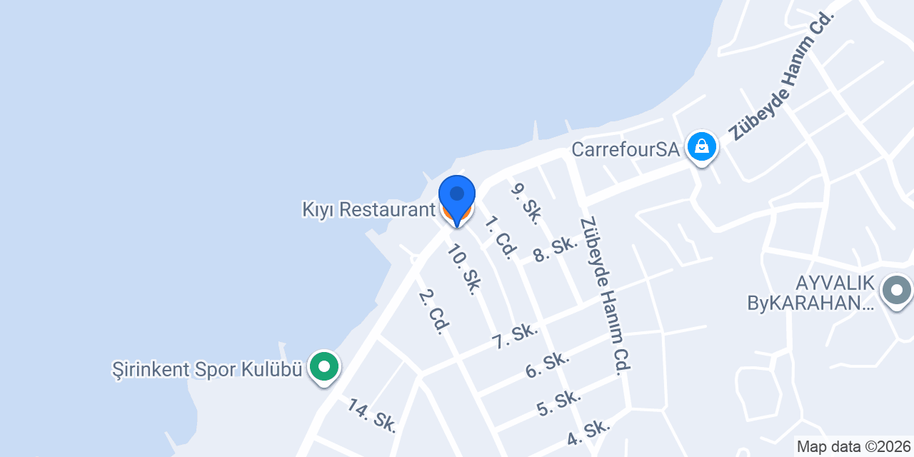 Kıyı Restaurant konumu