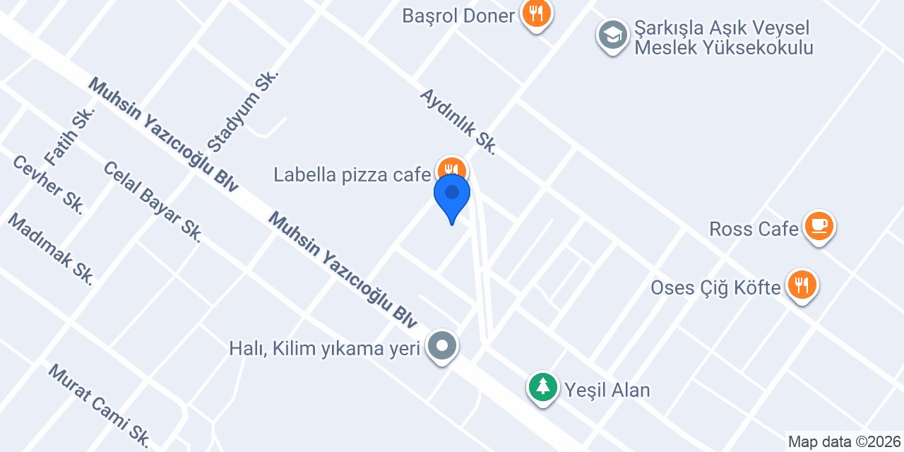 Şarkışla Merkez Anaokulu konumu