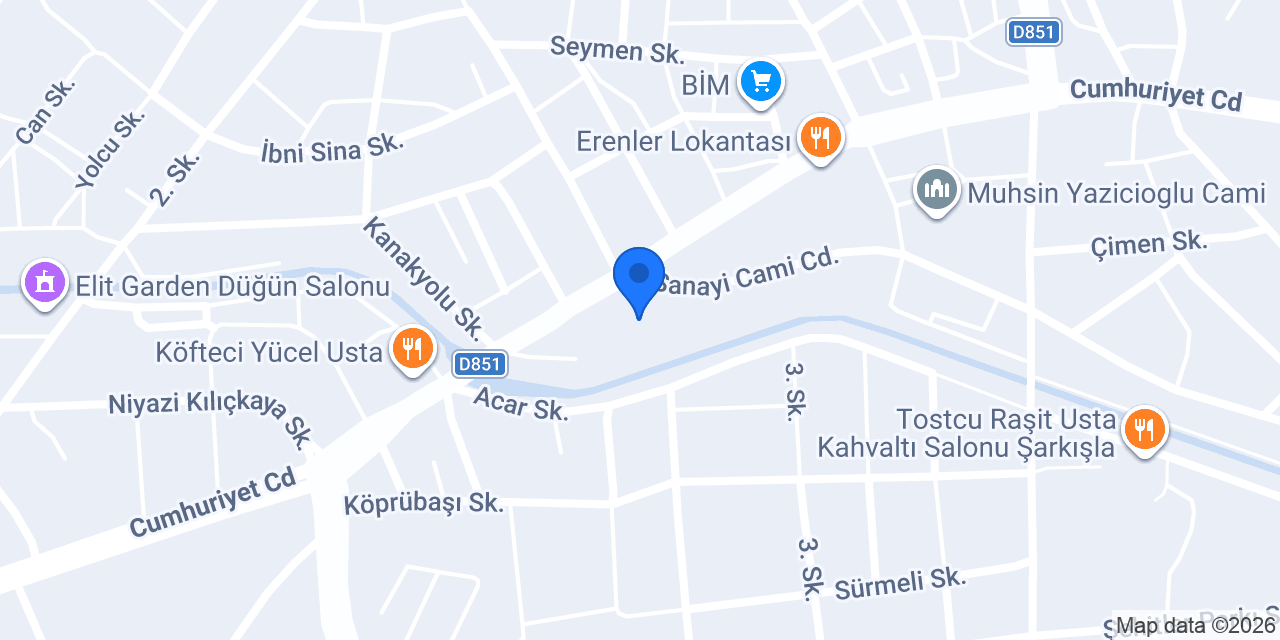 SARI İNŞAAT konumu
