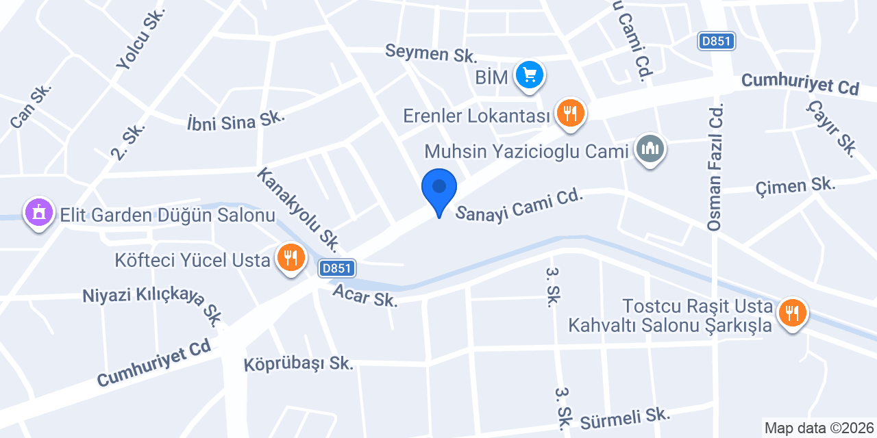 Şarkışla Belediyesi konumu