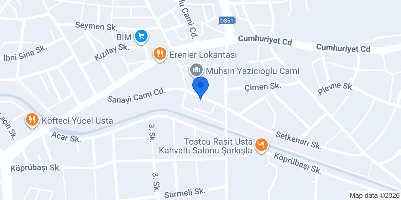 BAY-MEK MÜHENDİSLİK DOĞALGAZ konumu