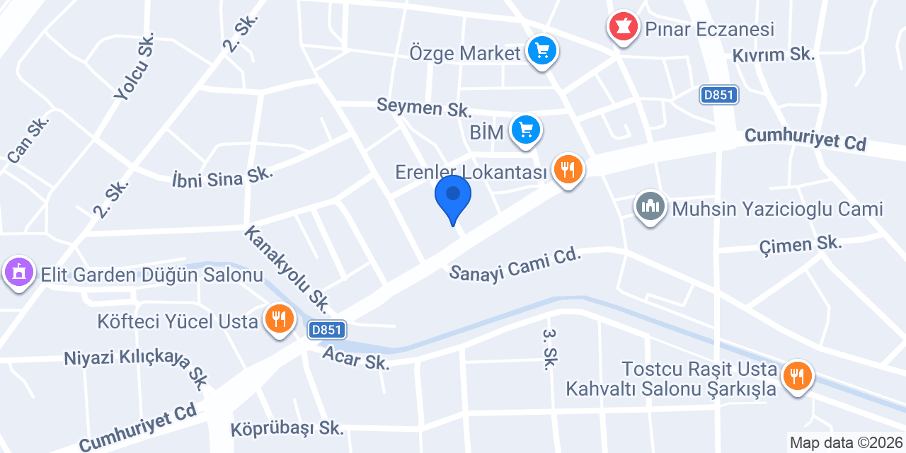 Tabelacı Nihat Özaydın Reklam Şarkışla Matbaa konumu