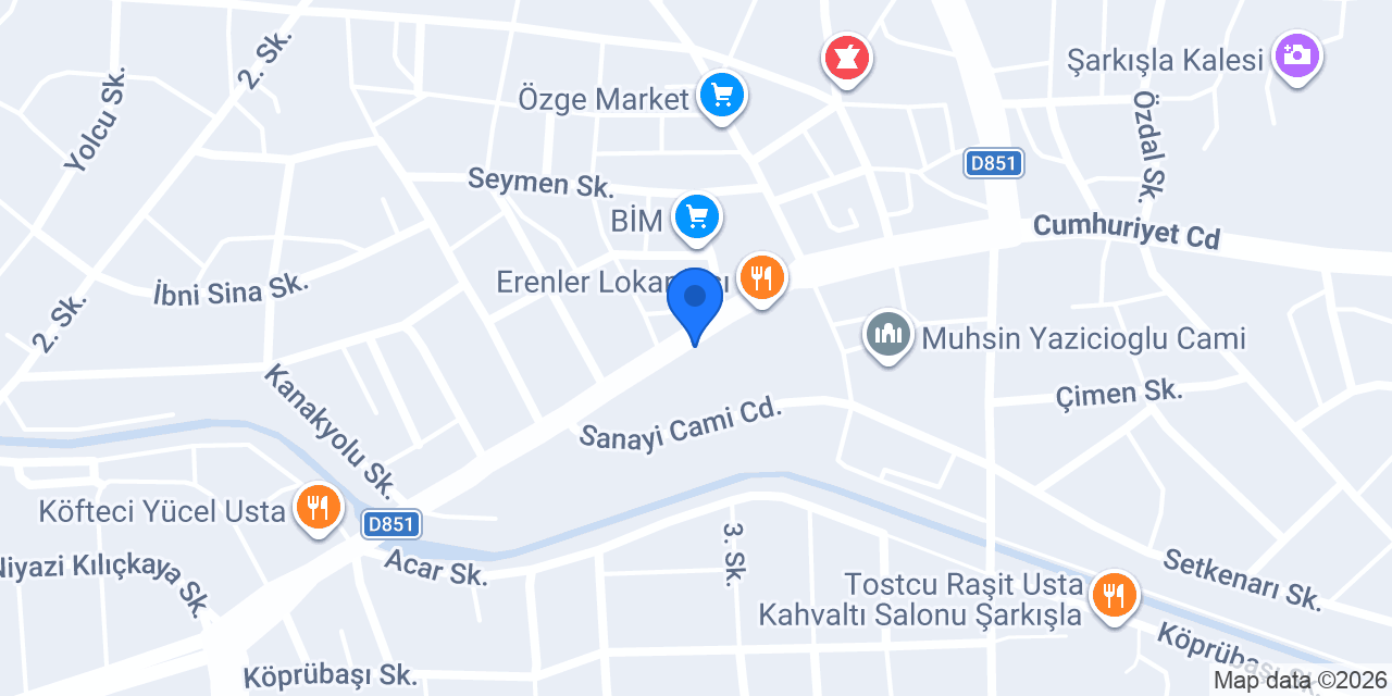 Burcu Ören Avukatlık Bürosu konumu