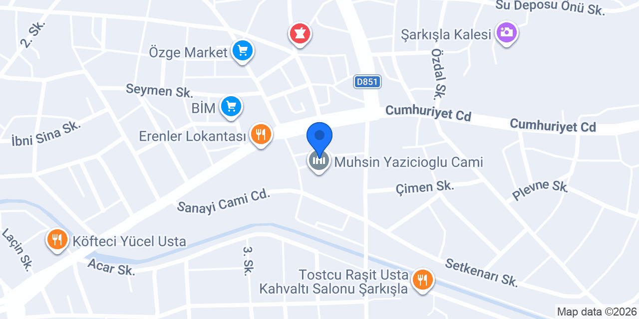 Şarkışla Mersin Tantuni konumu