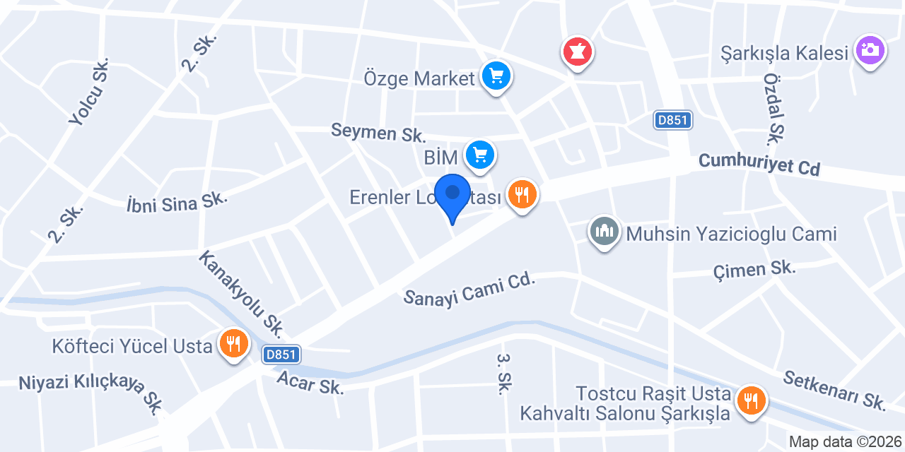 Temel İnşaat konumu