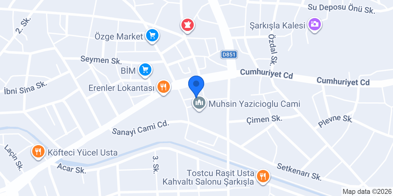 Sancak Bilgisayar konumu