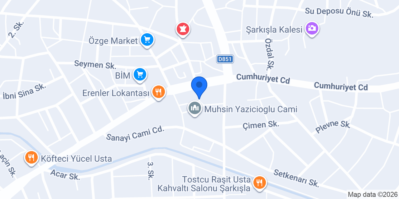 Aşar İletişim Teknik Servis konumu
