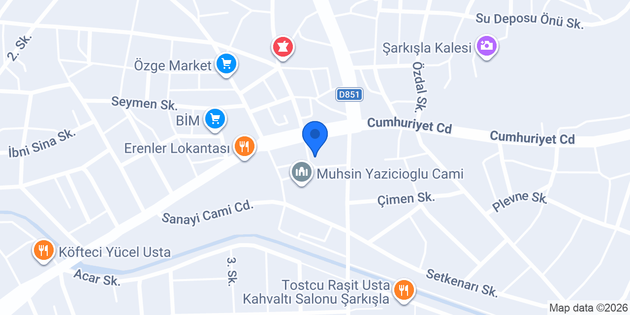 Keskin Bileme konumu