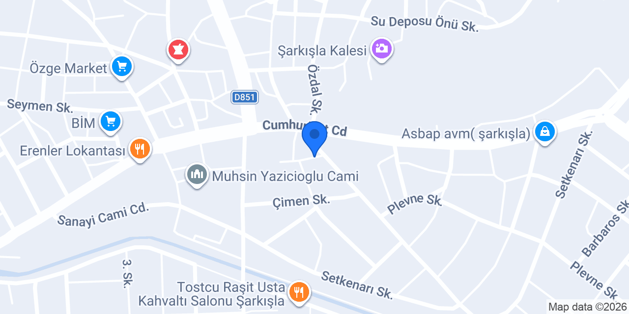 Canlı Hayvan Taşıma konumu