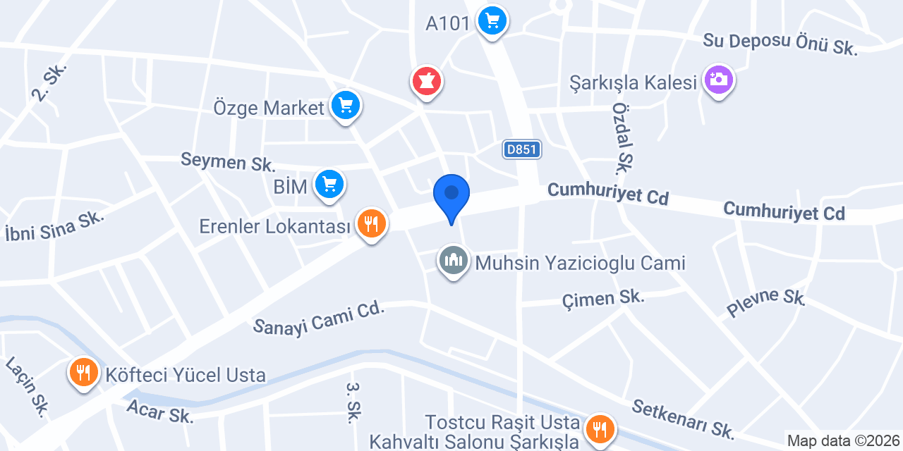 Kader Kebap Salonu konumu
