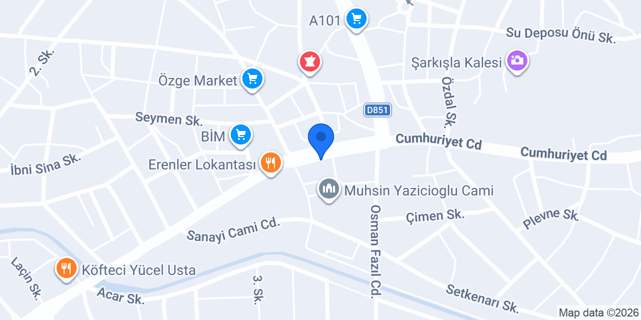 FIRATLAR SARRAF konumu