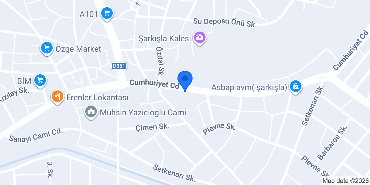 ADİL ECZANESİ konumu