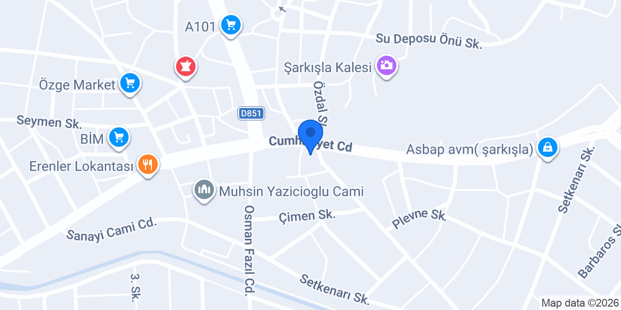 Subaşılar İnşaat konumu