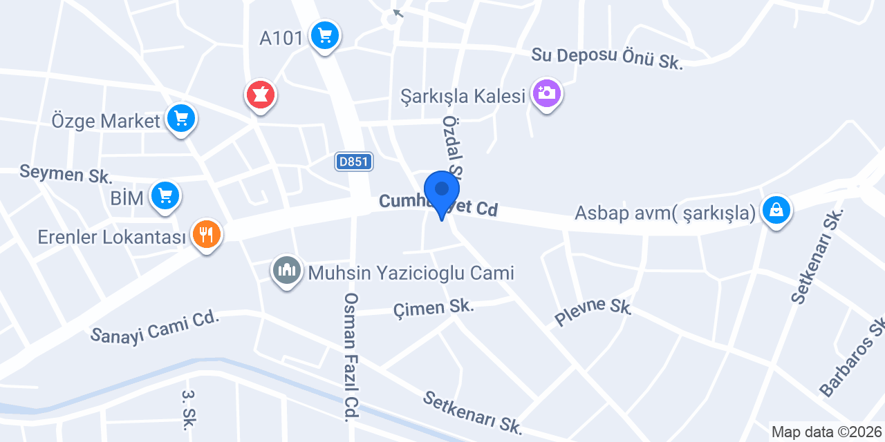 LEZZET KEBAP ŞARKIŞLA konumu