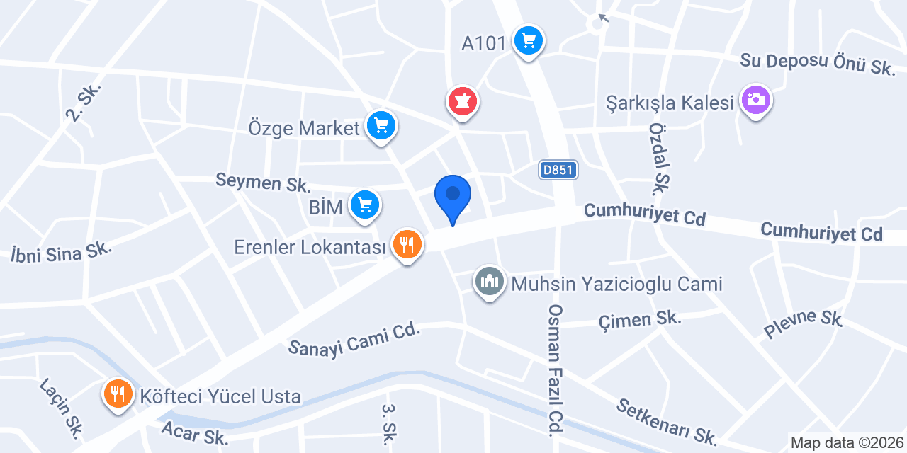 YAĞMUR İLETİŞİM TÜRKCELL konumu