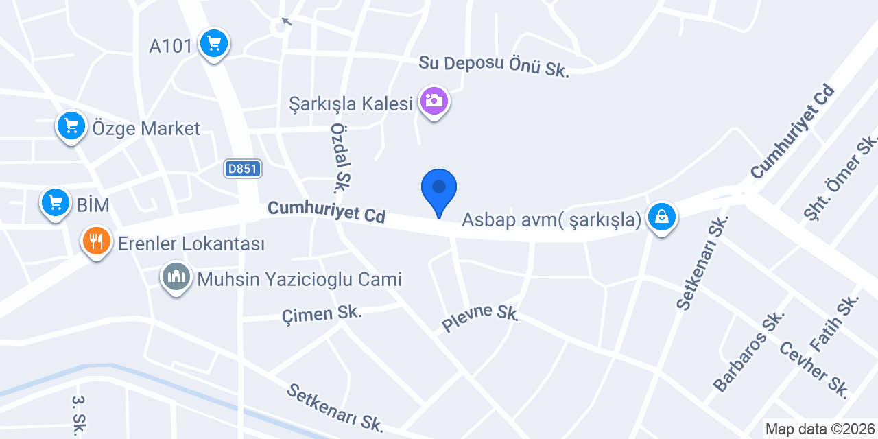 Dizayn Oto konumu
