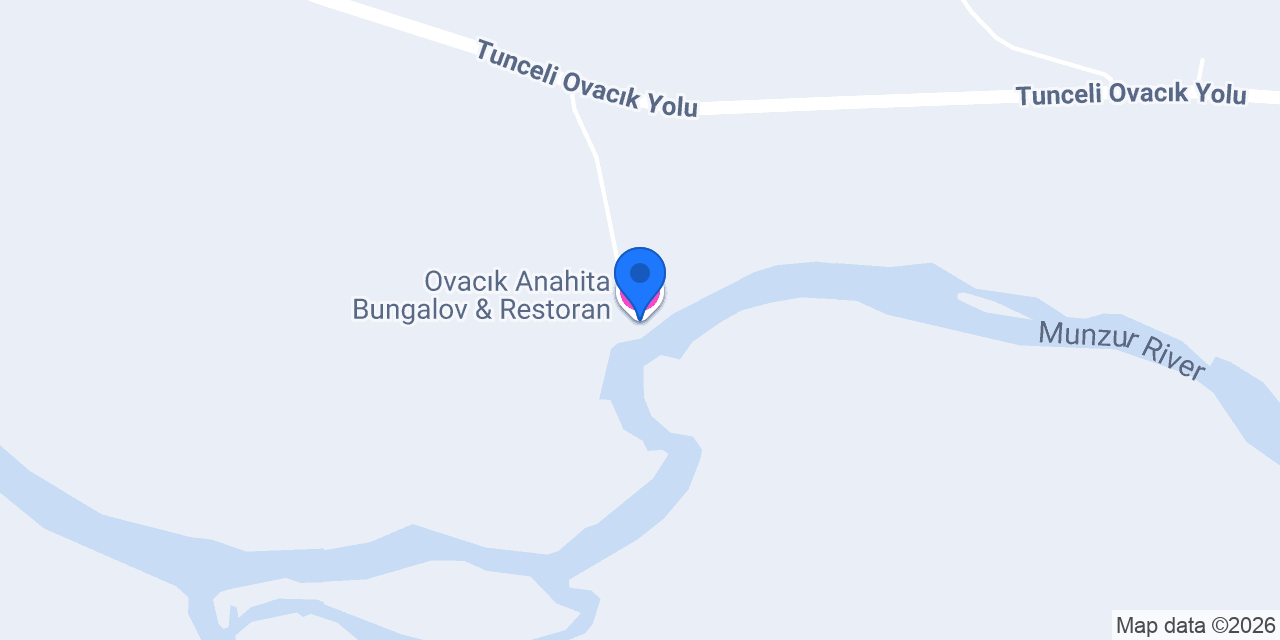 Ovacık Anahita Bungalov & Restoran konumu