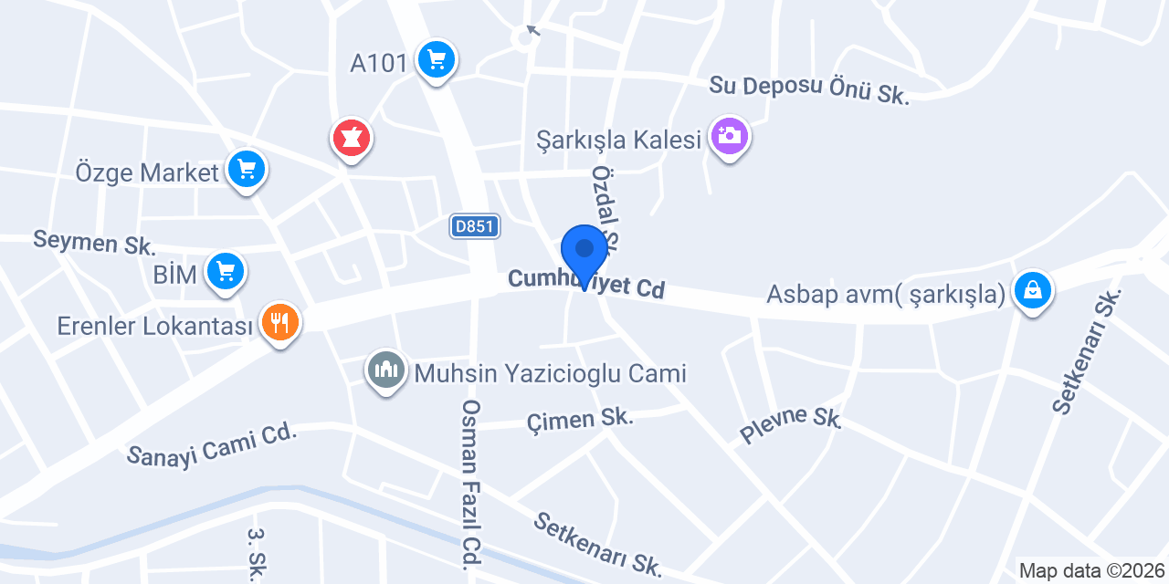 Şarkışla Taksi konumu