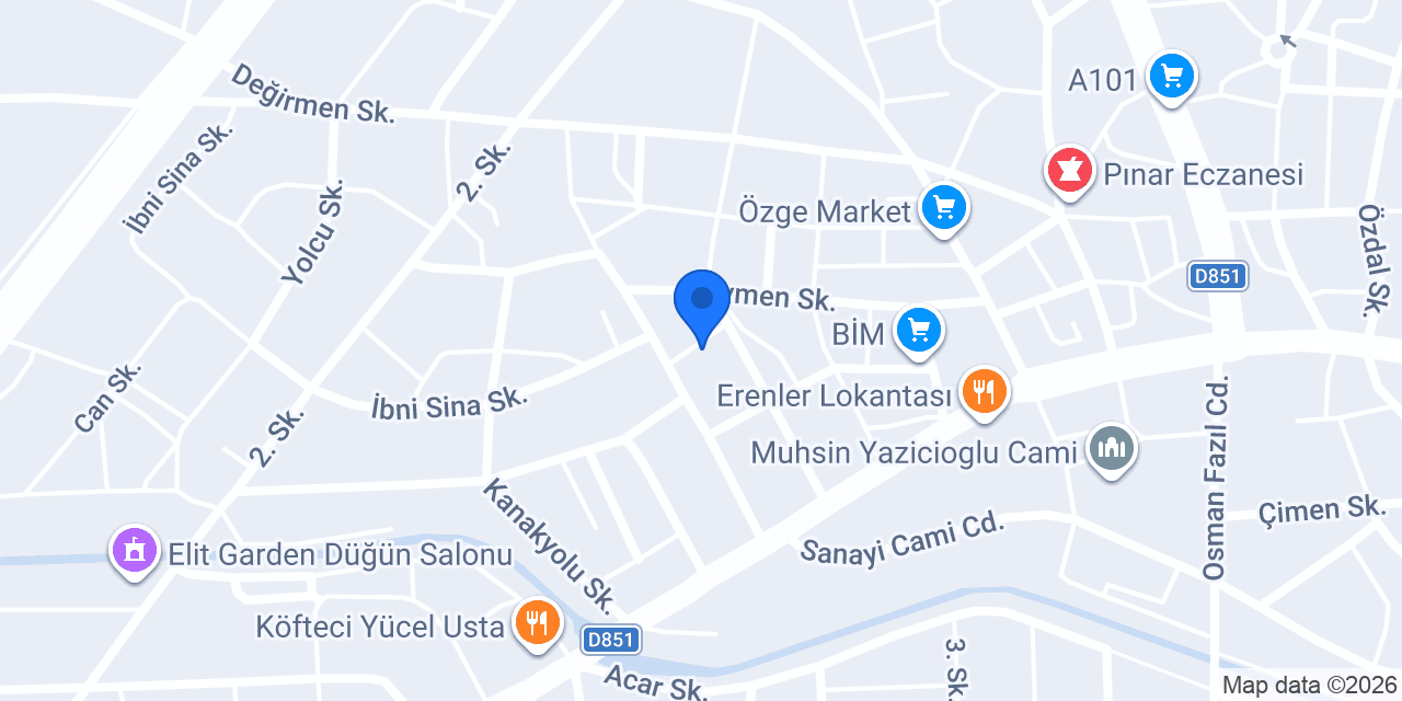 Yapısan İnşaat Malzemeleri Kereste & Kum konumu