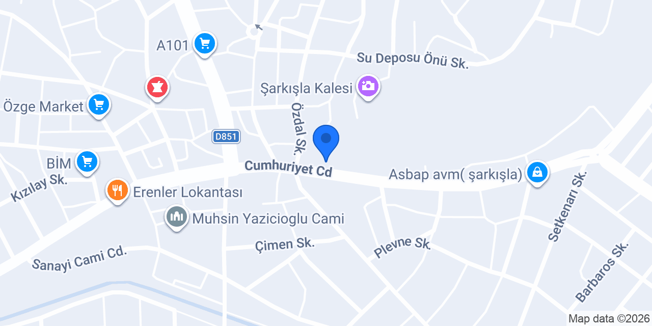Türkiye İş Bankası konumu