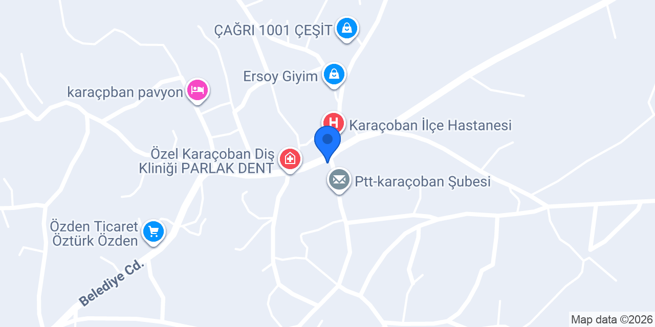 KARAÇOBAN AİLE KASABI konumu