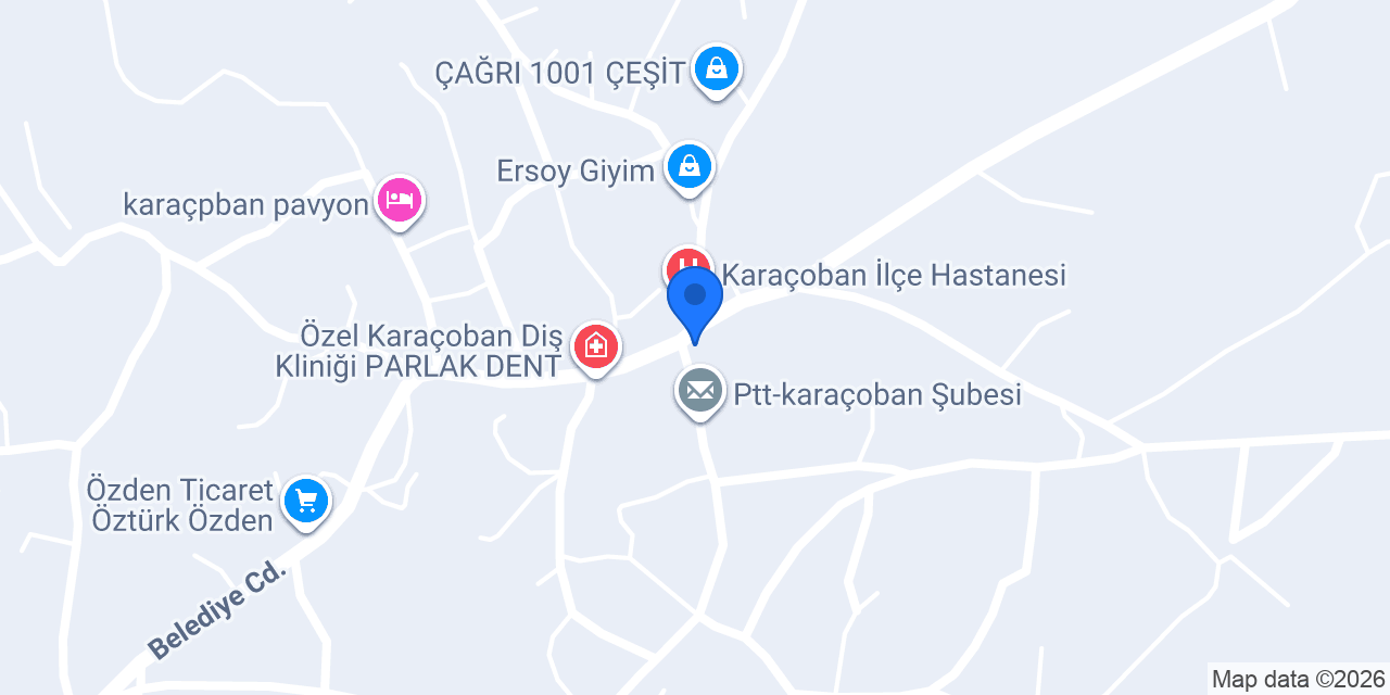 Karaçoban Eczanesi konumu