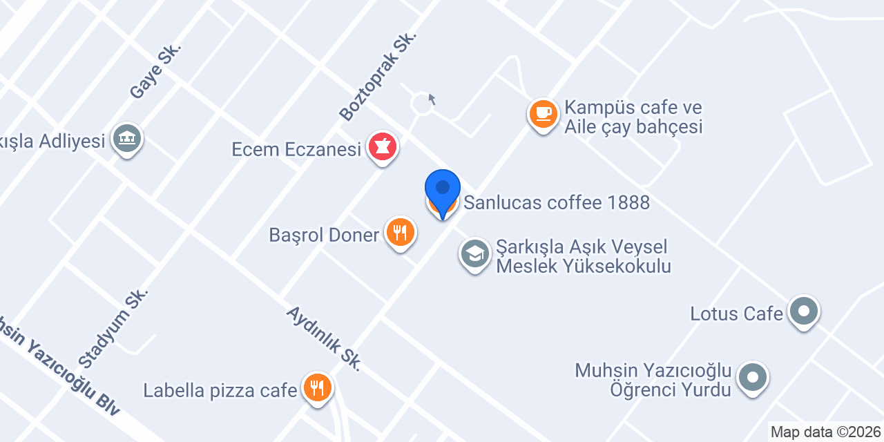 Sanlucas coffee 1888 konumu