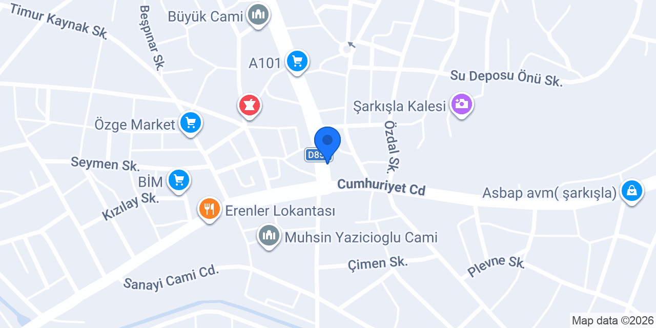DHL eCommerce - Şarkışla Şubesi konumu