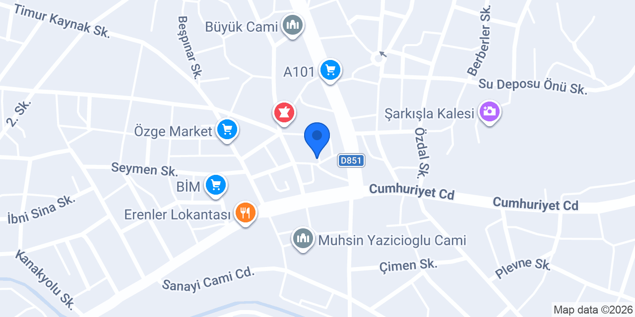 Saray perde konumu