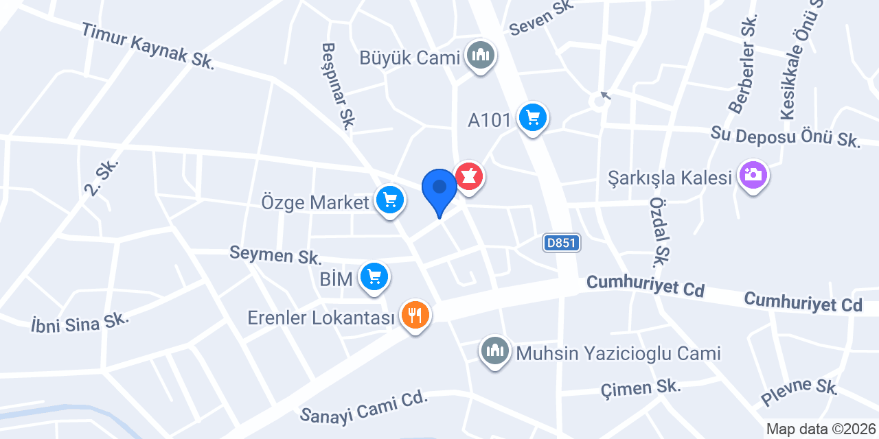 köseoğlu ticaret yapı market konumu