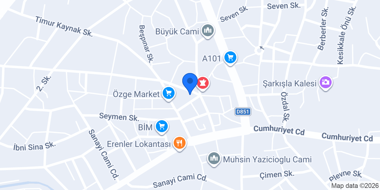 Dilek Etli Pide Salonu konumu