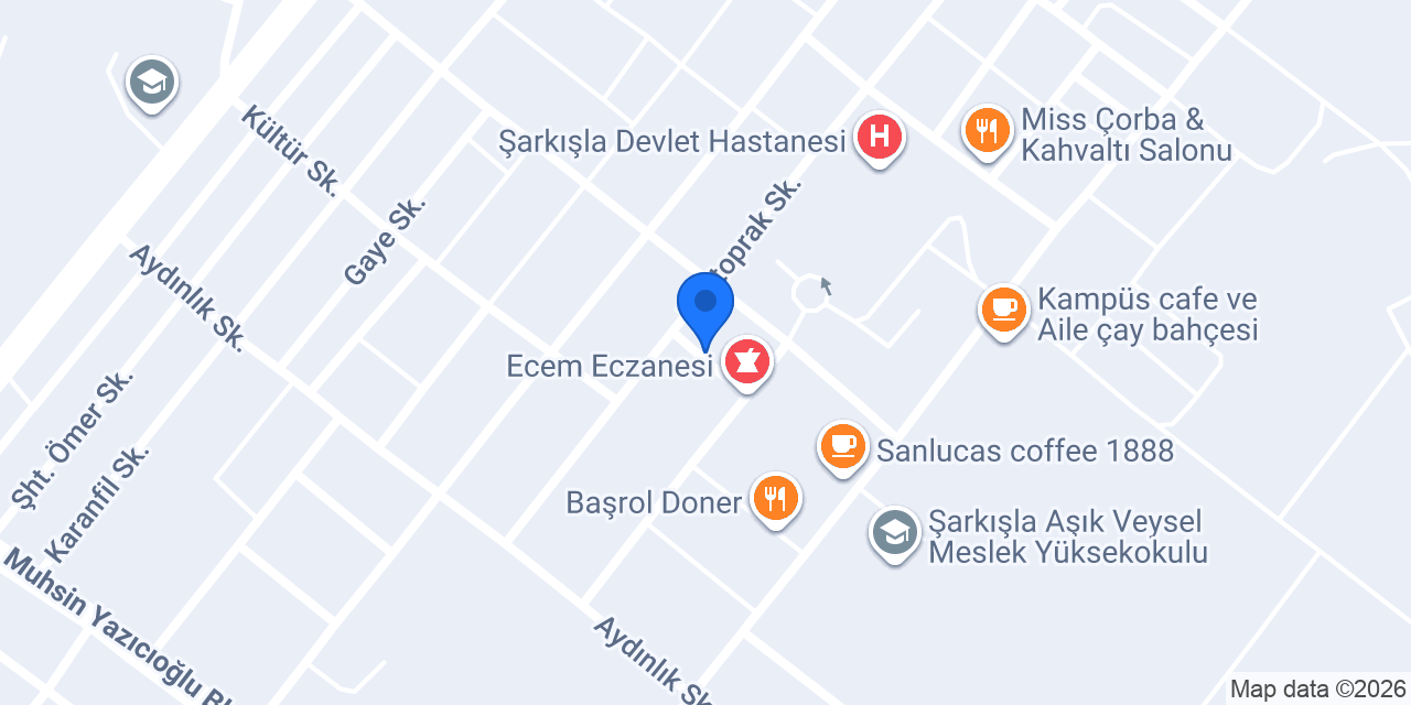 MAS EVENT DAVET EVİ ŞARKIŞLA konumu