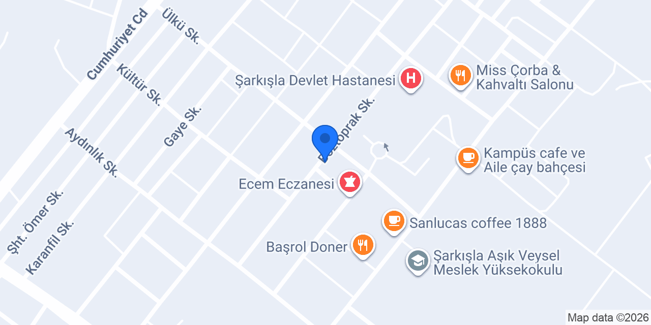 Çilek Studio Pilates konumu