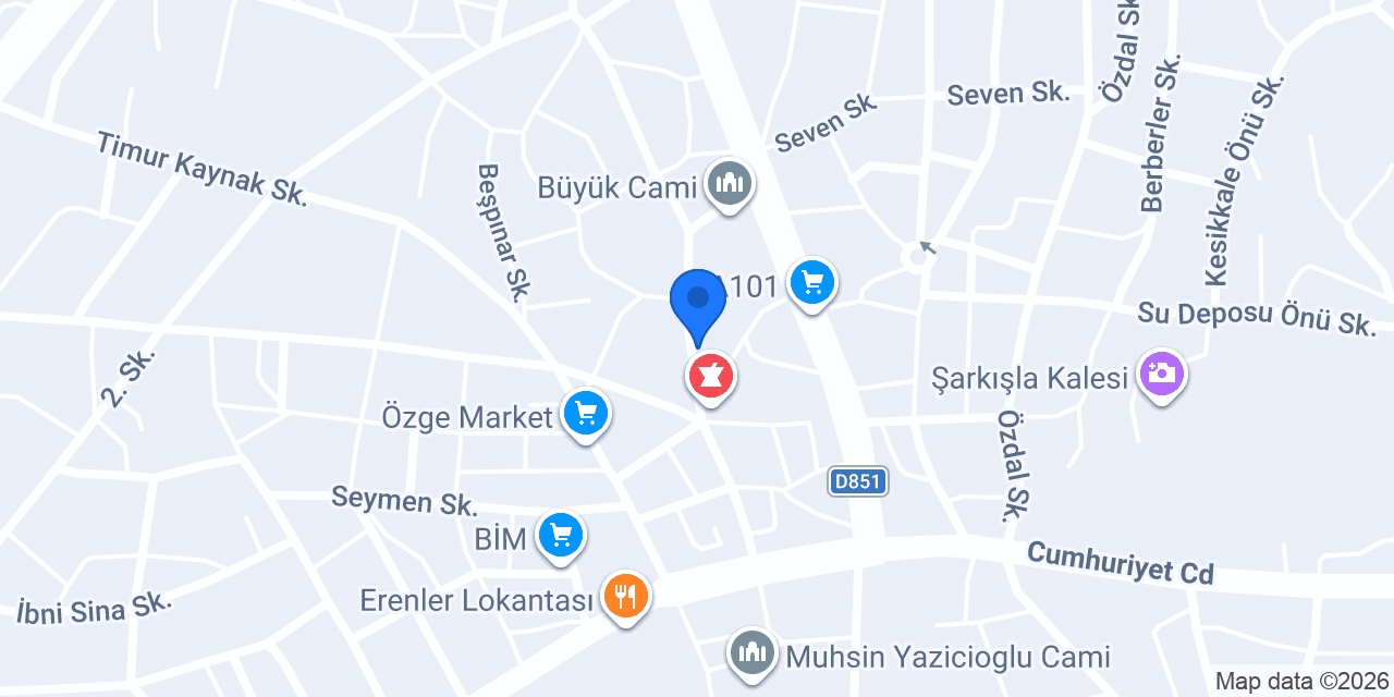 Şarkışla Burak Kardeşler konumu