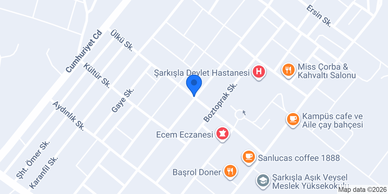 Şarkışla 4 nolu ASM konumu