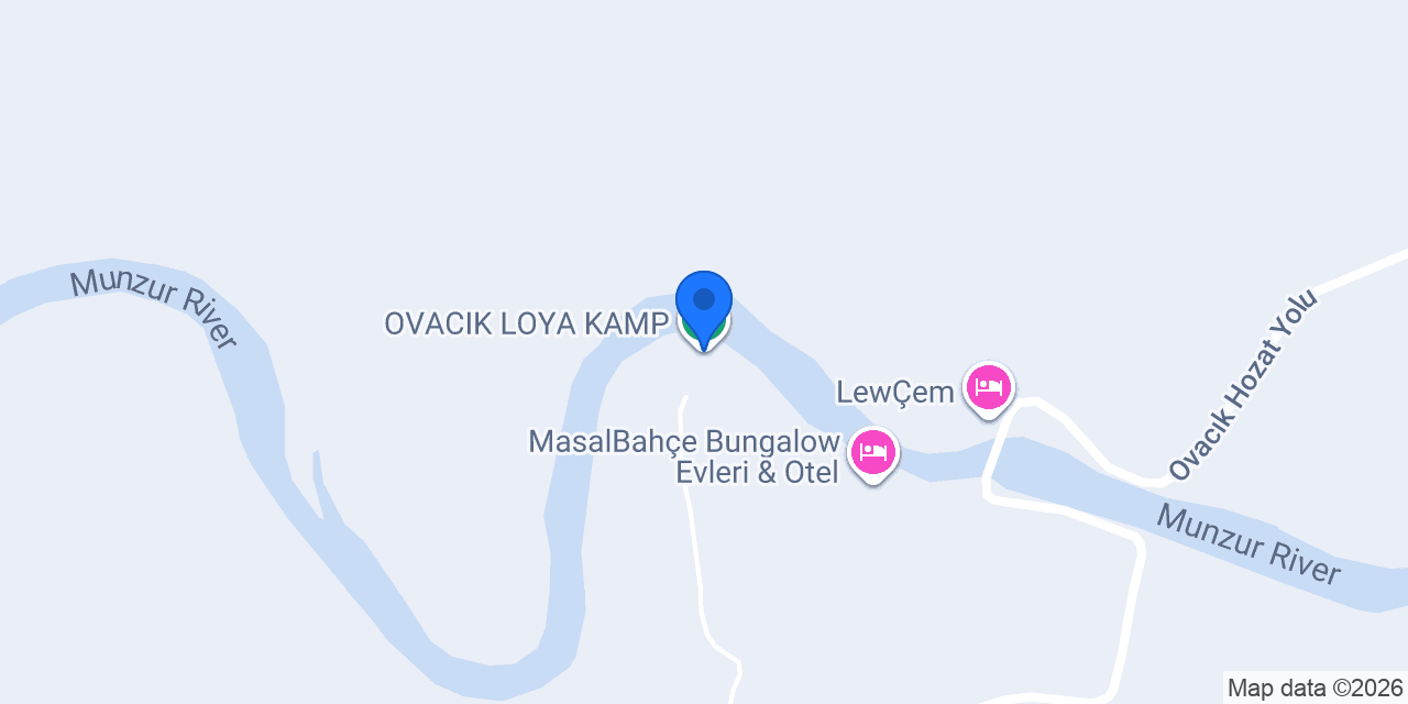 OVACIK LOYA KAMP konumu